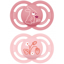 Sucette MAM Perfect rose mat +16 mois (lot de 2)