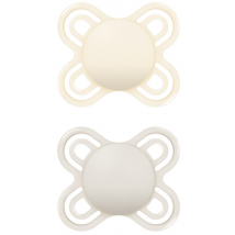 Chupeta Mam Perfect Start 0-2m Neutra 2 unidades