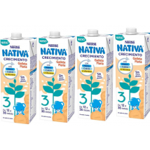 Nestlé Nativa 3 Crecimiento Galleta Maria 4x1 L