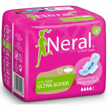 Neral Compresas Ultra Alas Súper 12 uds