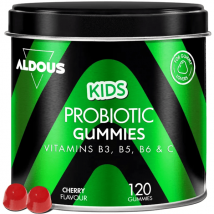 Aldous Labs Probióticos con Vitaminas Kids Sabor Cereza 120 Gummies