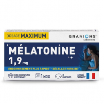 Granions 1,9 mg - Sommeil, Endormissement plus rapide - Cure 1 mois