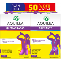 Aquilée Brûle-Graisses 15 Sticks + Aquilée Drainante 15 Sticks (2ème Unité - 50%)