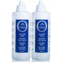 Oune Solución Única Lentes de Contacto 2x360 ml