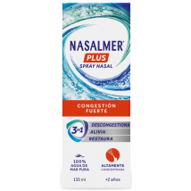 Nasalmer Plus Congestión Fuerte Spray +2Años 135 ml