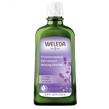Weleda Lavande Bain Relaxant 200ml Bio et Vegan- - pour Peau Normale, Peau Sèche à Très Sèche