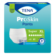 TENA Proskin Pants Sous-Vêtement Absorbant Super Taille XL 12 unités