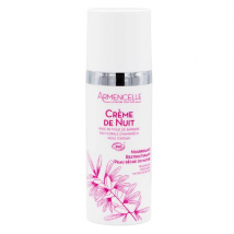 Armencelle Crème de Nuit Bio 50ml pour Peau Mature, Peau Sèche à Très Sèche
