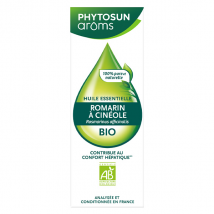 Phytosun Arôms Huile Essentielle Romarin à Cinéole Bio 10ml