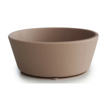 Taça para cogumelos com ventosa, cor natural sólida.
