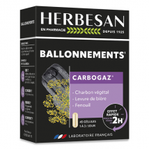 Herbesan Carbogaz 45 Gélules