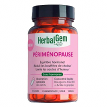 Herbalgem - Contrôle les Bouffées de Chaleur Et Réduit Les Sauts D'Humeur - 30 Capsules