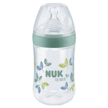 Nuk Biberon NUK for Nature 260ml M TC Eucalyptus