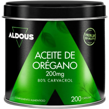 Aldous Bio Oregano Oil 200 mg 80% Carvacrol 200 Softgels