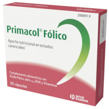 Primacol Fólico 30 Cápsulas