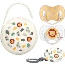 Mifarma Chupeta Bebé +18m 2 unidades + Broche + Porta Chupeta