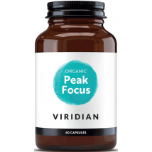 Viridian Organic Peak Focus 60 Capsules