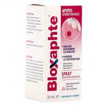 Bausch & Lomb Bloxaphte Spray Aphtes et Lésions Buccales 20ml - Soin et Traitement -