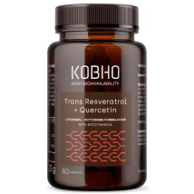 Kobho Labs Trans Resveratrol + Quercetina 60 Cápsulas