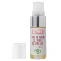 Nutrivie Huile de Pépins de Figuier de Barbarie Bio 100% Pure 15ml Vegan