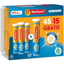 Defesas Extras Redoxon Vit. D, C e Zinco 45+15 Comprimidos Efervescentes Laranja