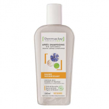 Dermaclay Soin Capillaire Baume Nourrissant Après-Shampoing Cheveux Secs Bio 250ml Vegan