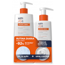 Leti AT4 Gel 500 ml + Latte Corpo 250 ml