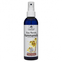 Naturado Eau Florale d'Hamamélis Bio 200ml - Apaisant et Anti-irritation, Purifiant et Matifiant, Anti-Rougeurs -