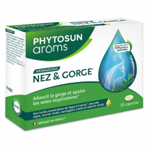 Phytosun Arôms Capsules Nez et Gorge aux Huiles Essentielles 30 Capsules