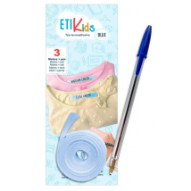 Etikids Cinta Termoadhesiva Tela Azul 3m + Boli Azul