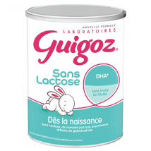 Guigoz Lait en Poudre Sans Lactose 1er Age 400g