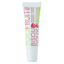 Toofruit Enfant Lèvres Bisou Doux Baume à Lèvres Framboise Amande Bio 10ml pour Peau Normale, Peau Sèche à Très Sèche