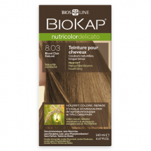 Biokap Nutricolor Delicato Hair Dye 8.03 Blond Clair Naturel 140ml