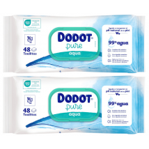 Dodot Toallitas Aqua Plastic Free 2x48 uds