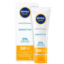 Protection Visage Sensitive UV SPF50 Nivea Sun 50 ml