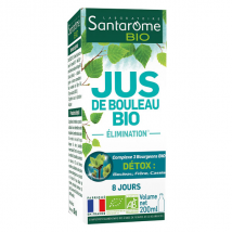 Santarome Bio - Jus de Bouleau Bio - Draine & Détoxifie - 200ml