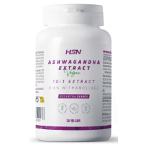 Extrato de Ashwagandha HSN (10:1) 400mg 120 Cápsulas Vegetais