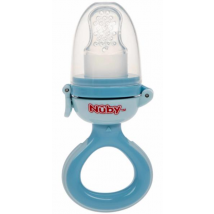 Nûby Nibbler Alimentador Silicona +6m Azul