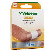 L&R Velpeau Pansement Elastic Bande à Découper Haute Résistance 1m x 6cm - Extensible, Protecteur -