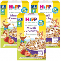 HiPP Organic Meu Primeiro Café da Manhã Muesli Crocante +15m 3x200 gr