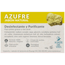 Jabón Natural de Azufre 100g
