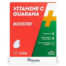Vitavea Vitamine C + Guarana Booster 24 comprimés à croquer