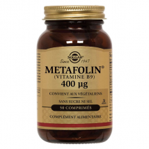 Solgar Metafolin - Vitamine B9 400 μg 50 Comprimés