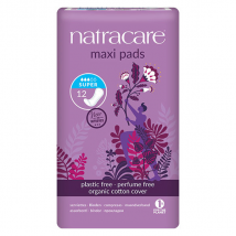 Natracare Serviettes Maxi Pads Super 12 unités Bio