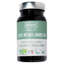 Nutrivie Activ'Métaux Lourds Bio 30 comprimés Vegan