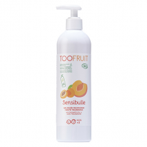 Toofruit Enfant Corps Sensibulle Gelée de Douche Abricot Pêche Bio 400ml Vegan