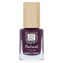 So'Bio Étic Natural Color Vernis à Ongles N°55 Prune Noir 11ml
