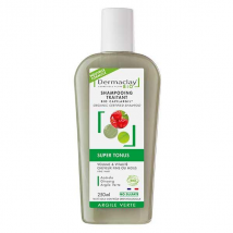 Dermaclay Shampoing Traitant Bio Cheveux Fins Volume Argile Verte 250ml - Volumisant, Gainant -