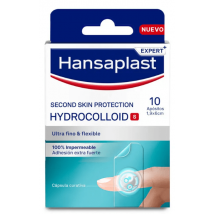 Pansement hydrocolloïde de protection seconde peau Hansaplast, taille S, 10 unités