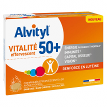 Alvityl Vitalité 50 + 12 vitamines, 8 minéraux, plantes et lutéine 30 comprimés